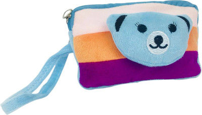 

Lelys Blue Fur Pouch(Blue)