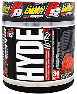 

PROSUPPS HYDE NITROX INTENSE ENERGY PREWORKOUT EAA (Essential Amino Acids)(225 g, RED FISH CANDY)
