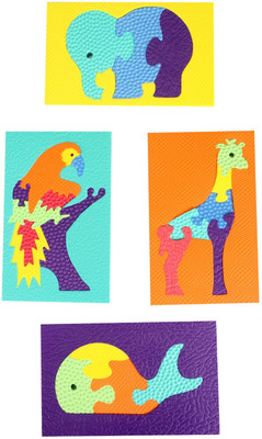 

Funjoy Animals & Birds - Elephant, Whale, Giraffe & Parrot(22 Pieces)