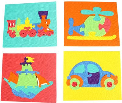 

Funjoy Transport Vehicles - Car, Train, Ship & Helicopter(32 Pieces)