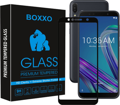 Boxxo Tempered Glass Guard for Asus Zenfone Max Pro M1(Pack of 1)