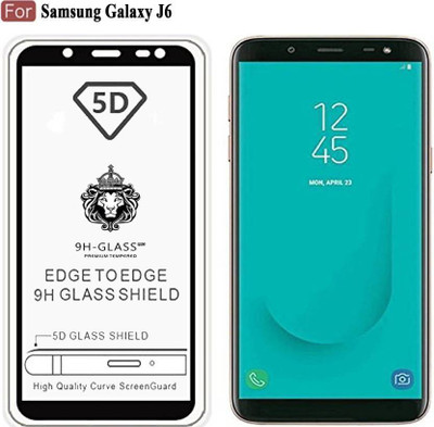 iZAP Edge To Edge Tempered Glass for Samsung Galaxy J6(Pack of 1)