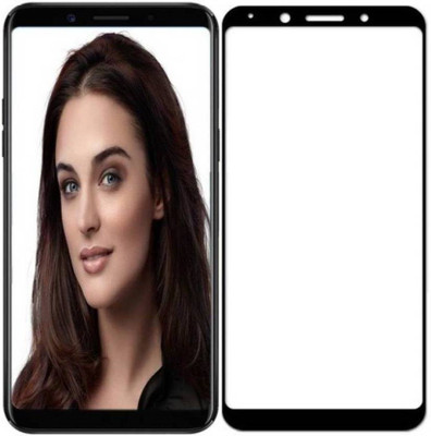 SAVD Tempered Glass Guard for Oppo F5 Premium Full Front Body Covered Tempered Glass (Black)/Screen Protector/ Screen Guard HD Quality Gorilla Armour Anti Fingerprint(Pack of 1)