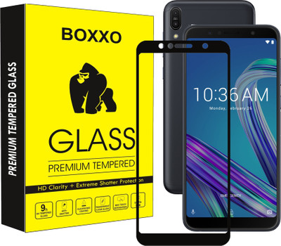 Boxxo Tempered Glass Guard for Asus Zenfone Max Pro M1(Pack of 1)