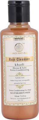 

Khadi Natural AYURVEDIC HENAA TULSI EXT ONDITIN HAIR CLEANSER SLS AND PARABEN FREE 210 ML(210 ml)