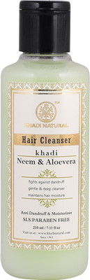 

Khadi Natural NEEM ALOEVERA HAIR CLEANSER/SHAMPOO SLS AND PARABEN FREE 210ML(210 ml)