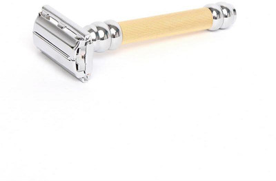

Pearl Shaving Pearl Sbf-11 Double Edge Butterfly Razor For Men & Boys (Gold)