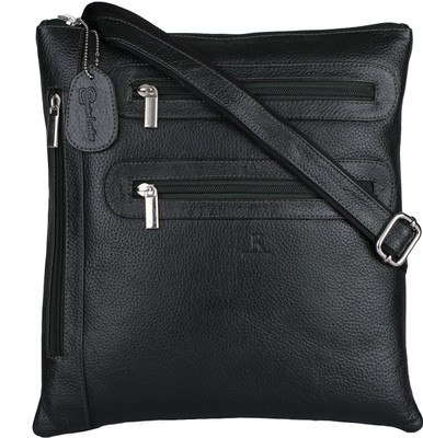 

K London Women Casual Green Genuine Leather Sling Bag