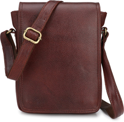 

U Carry Me Men & Women Formal Brown Leatherette Sling Bag