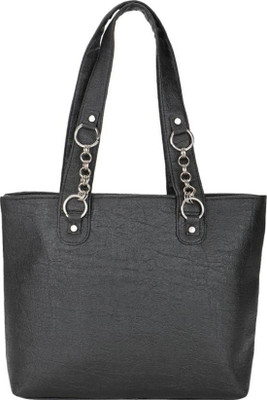 

Heena Wardrobe Women Casual Black PU Shoulder Bag