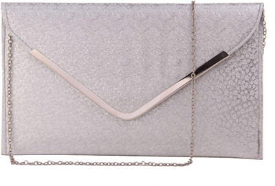

Don Cavalli Women Casual Silver PU Sling Bag