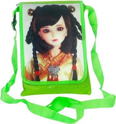 

Lelys Women Casual Green PU Sling Bag