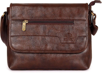 

The Clownfish Men & Women Evening/Party Brown Leatherette Sling Bag
