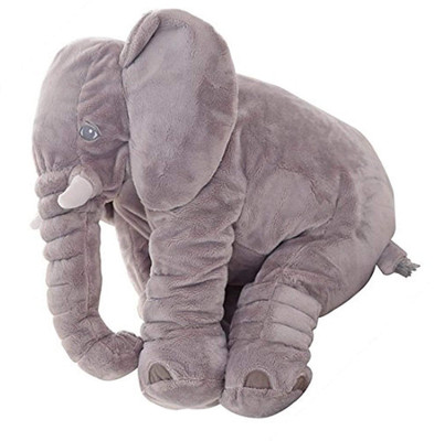 

SANA TOYS Animal Elephant Soft Toy Cushion Pillow Cover for Baby Safety Sana Animal Elephant Soft Toy Cushion Pillow Cover for Baby Safty (Size_30x20x16 cm) (Grey) - 16 cm(Grey)