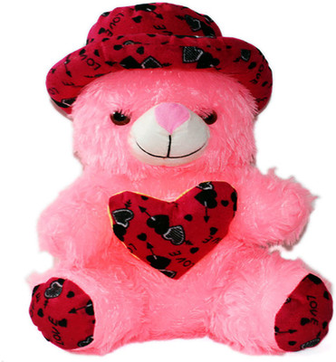 

AJRO SOFT TOY TEDDY BEAR - 42 cm(Pink)