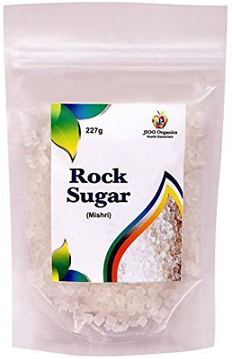 

Jioo Organics Rock Crystal Sugar,Mishri crystals, Mishri dana_Pack Of 227 Grams Sugar(227 g)
