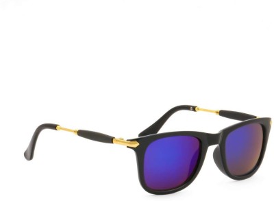 eyevy Wayfarer, Rectangular, Clubmaster, Spectacle  Sunglasses(For Men & Women, Blue)