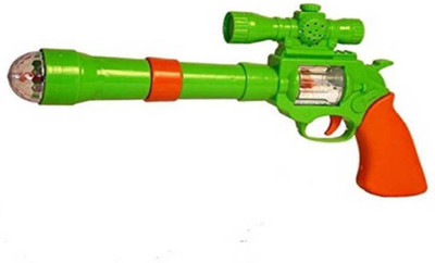 

Starsky Projection & Musical Strike Electric Toy GunÂ Â (Multicolor)(Green)
