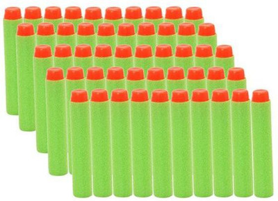 

Something4u 50pcs Green Bullet Foam Dart Bullets for Nerf N-Strike Elite Guns,(Green)