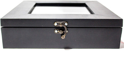 

Nirathisayam Hand made Multipurpose Box - Small Jewelry, Dry Fruits, Multi purpose Vanity Box(Black)