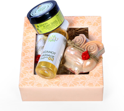 

iskrti GIftBox-01 Body relaxation, Dead Skin removal, Hydration Vanity Box(Pink)