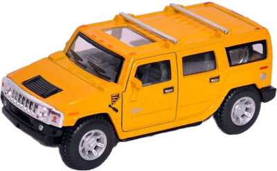 

MA Products Die Cast Metal Yellow Hummer Pull Back Car(Yellow 04)