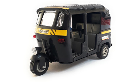 

The Game Begins Auto Rikshaw Toy for kids, Black Color(Black)