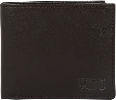 

WAAO Men Brown Artificial Leather Wallet(5 Card Slots), Dark brown