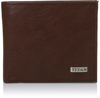 

Titan Men Formal Brown Genuine Leather Wallet(4 Card Slots), Burgundy