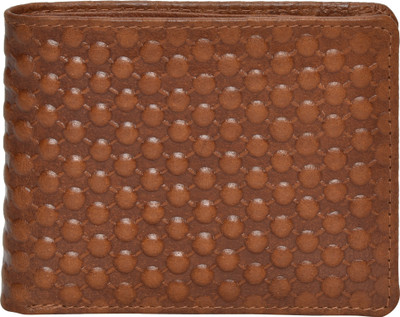 

Peseta Men Tan Genuine Leather Wallet(3 Card Slots)