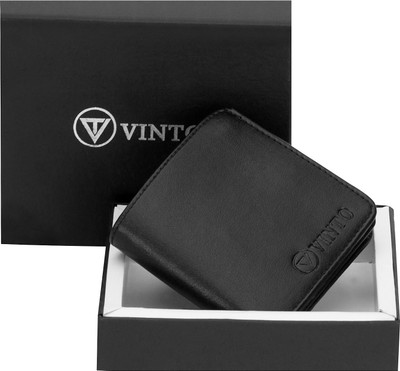 

Vinto Men Black Artificial Leather Wallet(7 Card Slots)