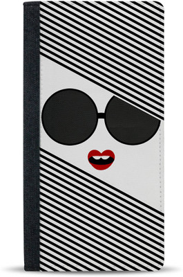 

MADANYU Women Black Fabric Wallet(2 Card Slots)
