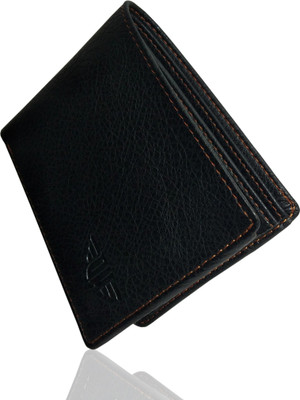 

Helizest Men Tan Artificial Leather Wallet(4 Card Slots), Black