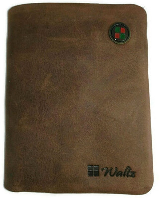

WALTZ Men Brown Genuine Leather Wallet(11 Card Slots), Amwa-34