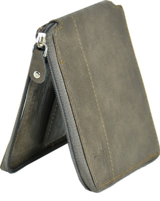 

BULLFINCH Men Brown Genuine Leather Wallet(4 Card Slots)