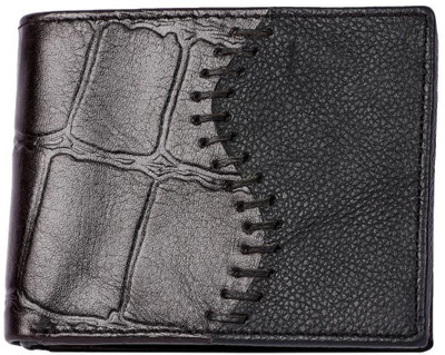 

Flanker Men Black Genuine Leather Wallet(5 Card Slots)