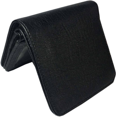 

Element Cart Men Casual Black Artificial Leather Wallet(8 Card Slots)