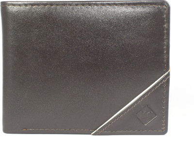 

Young Crew Men Brown Genuine Leather Wallet(6 Card Slots)