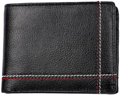 

Flanker Men Black Genuine Leather Wallet(5 Card Slots)