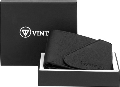 

Vinto Men Black Artificial Leather Wallet(6 Card Slots), Black234