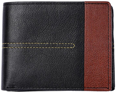 

Flanker Men Black Genuine Leather Wallet(5 Card Slots)