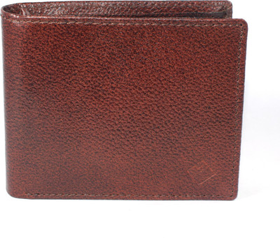 

Young Crew Men Brown Genuine Leather Wallet(8 Card Slots)