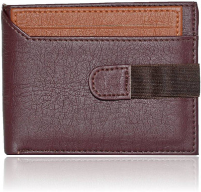 

Twinstar Men Brown Artificial Leather Wallet(7 Card Slots), Brown-tan