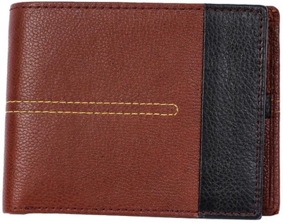

Flanker Men Brown Genuine Leather Wallet(5 Card Slots)