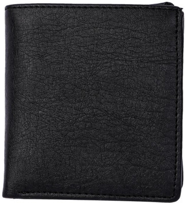 

Flanker Men Black Artificial Leather Wallet(5 Card Slots)