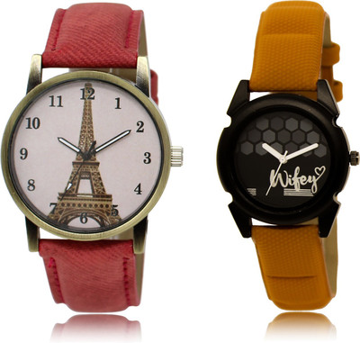 

The Shopoholic Best Combo Pack Pink And Black Dial Analog Watch For Girls Womens Designer Watch Watch - For Women