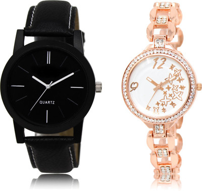 

The Shopoholic Latest Fashionable Black And White Dial Analog Watch For Boys And Girls Love Watch Watch - For Men & Women