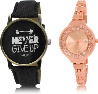 

The Shopoholic Treny and Precious Black And Rose Gold Dial Analog Watch For Boys And Girls Stylish Watch Watch - For Men & Women