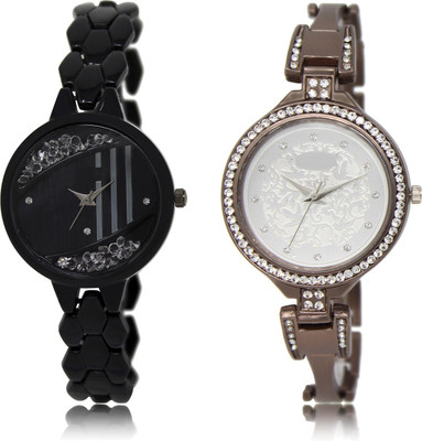 

The Shopoholic Fashionable Fancy CollectionÃÂ Black And Silver Dial Analog Watch For Girls A Watch For Girls Watch - For Women