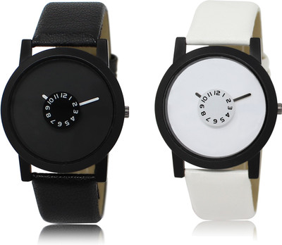 

The Shopoholic Fashionable Fancy CollectionÃÂ Black And White Dial Analog Watch For Boys Designer Watches For Girls Watch - For Men